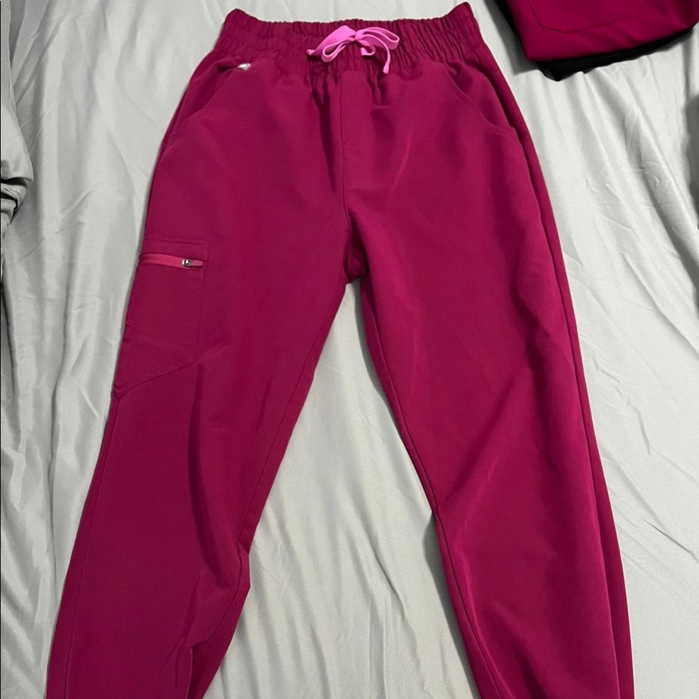 Figs high waisted zamora jogger pants petite